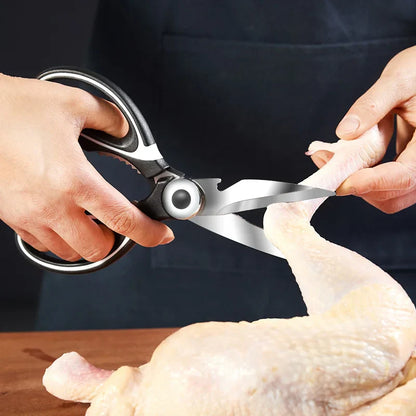 DecorBites™ Kitchen Shears Stainless Steel Multi Cutter for Poultry, Fish & Meat