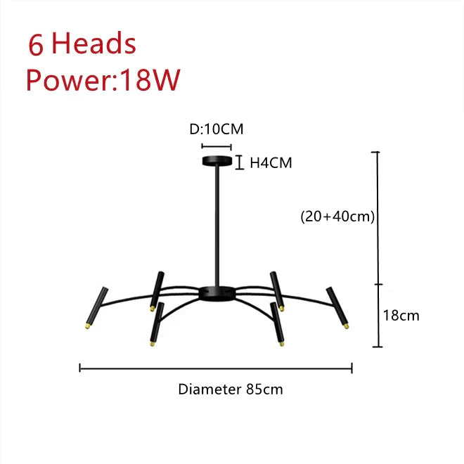 DecorBites™ Gypsophila LED Ceiling Pendant Lamp for Indoor Living Dining Bedroom Lighting