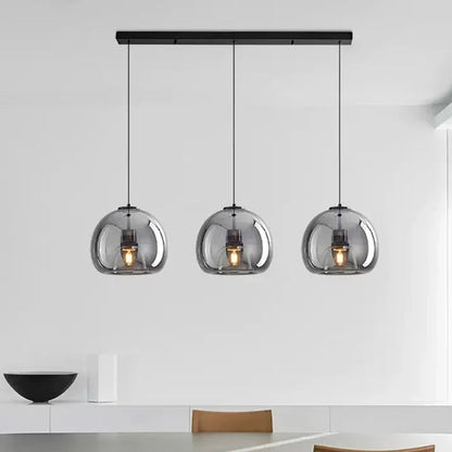 DecorBites™ LED Glass Pendant Light: Modern Nordic Luxury Hanging Lamp Fixture