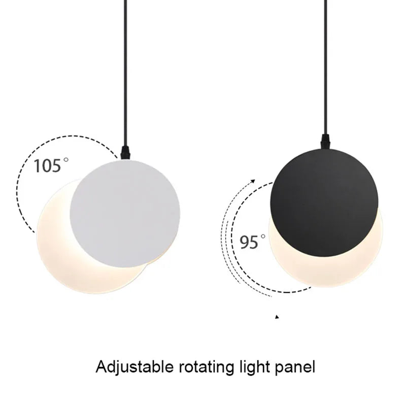 Lámpara colgante LED Luna Creciente DecorBites™ para decoración minimalista moderna