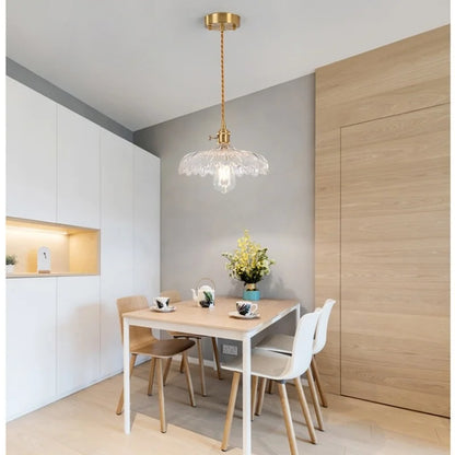 DecorBites™ Green Glass LED Pendant Lights | Nordic Modern Kitchen Hanging Lamp Fixtures