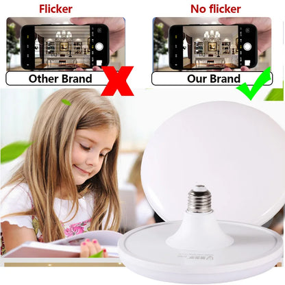 DecorBites™ LED Round UFO Ceiling Light Bulb 220V Super Bright Indoor Lighting