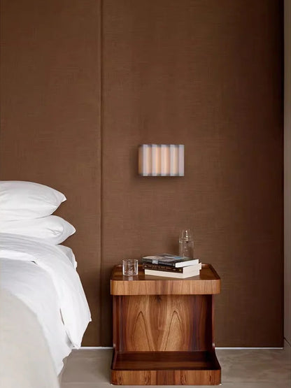 DecorBites™ Japanese Cloth LED Wall Lamp for Hotel Living Room, Bedroom, Retro Wall Lights