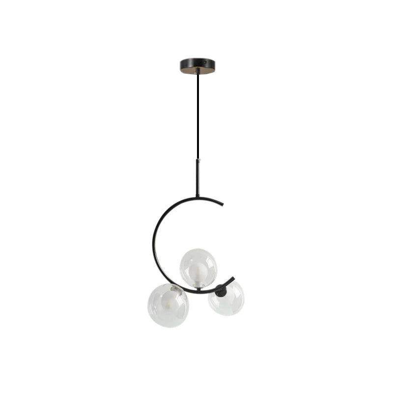 Lámpara de araña LED con bola de cristal DecorBites™ para comedor, cocina, dormitorio o bar.