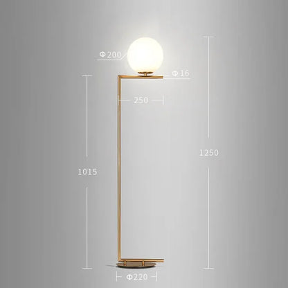 DecorBites™ Glass Ball Pendant Light Fixture Iron Luminaire Chandelier