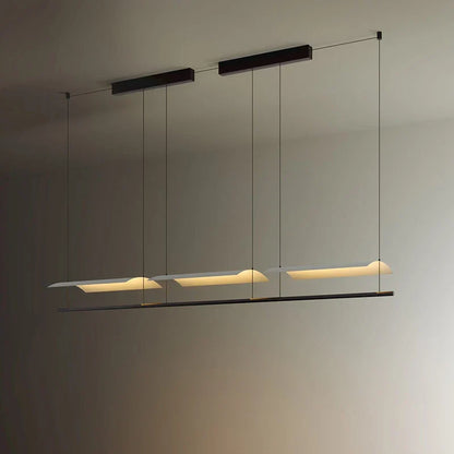 DecorBites™ LED Iron Art Chandelier: Nordic Minimalist Design with Long Lights for Office