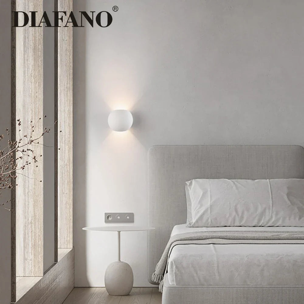 DecorBites™ Gypsum LED Wall Lamp 5W Modern Creative Sconces Living Room Bedroom Lighting
