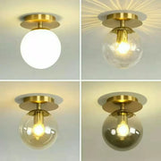 Decorbites™ Gold Ball Glas-Deckenleuchte: Moderne nordische Wohnzimmerleuchten für Loft-Dekoration