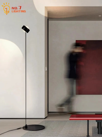 DecorBites™ Induction Dimming LED Vertical Floor Lamp for Modern Living Room