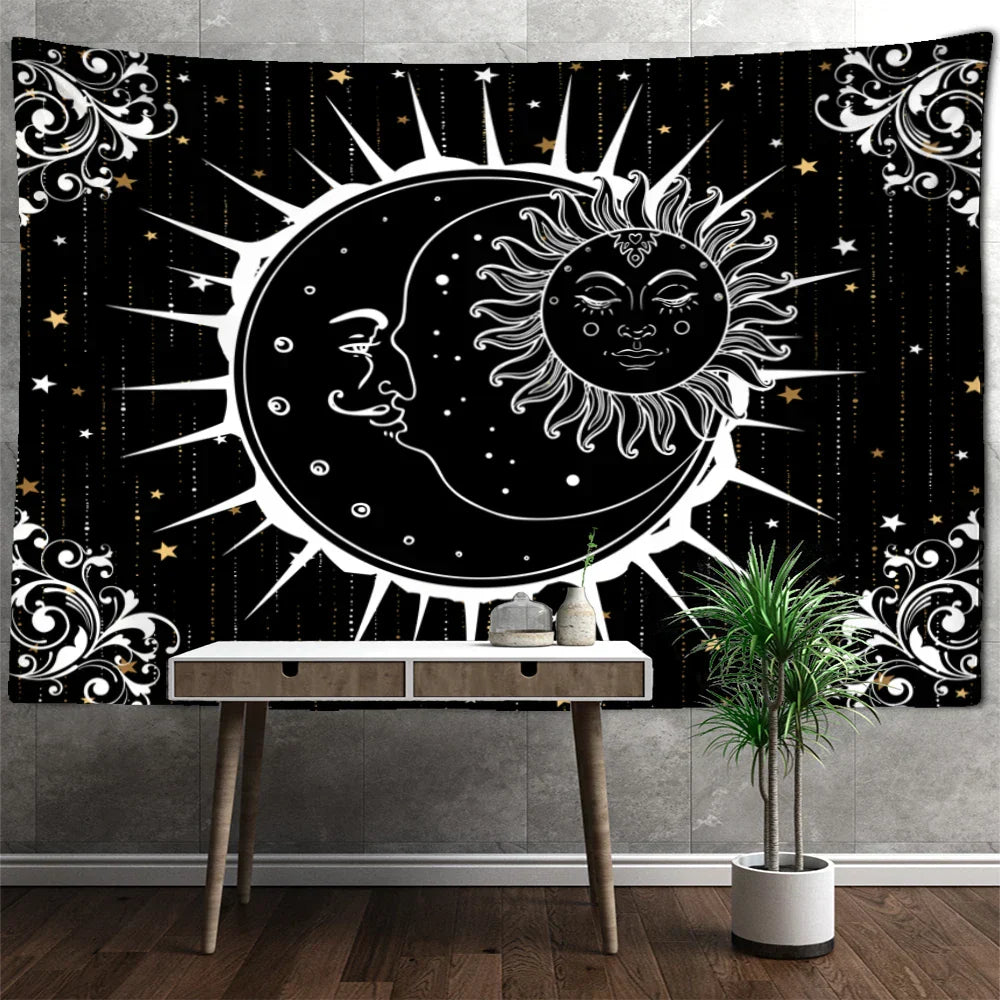 Decobites Celestial Mandala Hippie Tapestry Wall Hanging Dorm Decor