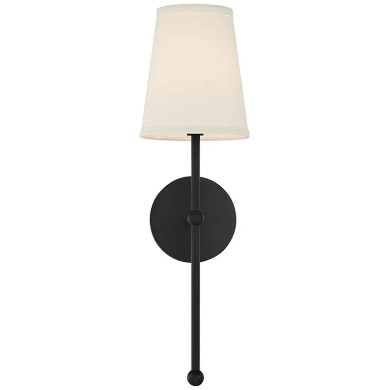 DecorBites™ LED Wall Lamp: American Minimalist Black Gold Light for Living Room and Bedroom