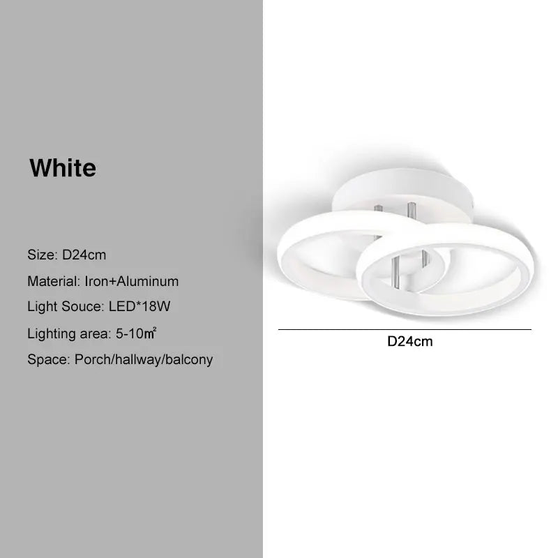 DecorBites™ Black Gold LED Ceiling Lights with Remote Control - Indoor Chandelier Lighting