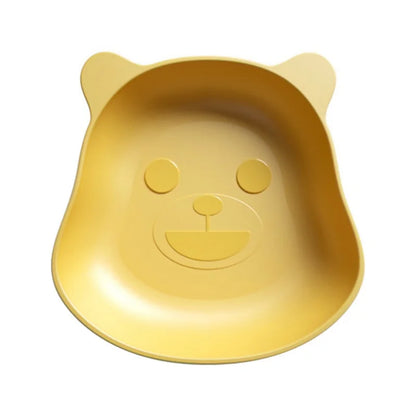 طبق فاكهة على شكل دب من DecorBites™، أدوات مائدة للمطبخ، صينية قمامة لسطح المكتب، طبق وجبات خفيفة برسوم كرتونية لطيفة