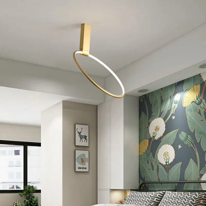 DecorBites™ Circular LED Ceiling Light for Bedroom - 360 Degree Rotation