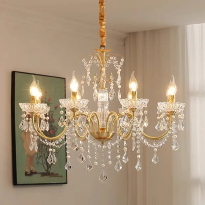 DecorBites™ Crystal Chandeliers Light for Living Room and Dining Room