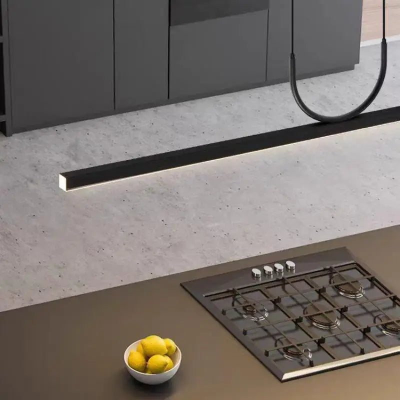 DecorBites™ Black Art LED Ceiling Chandelier for Kitchen Island and Dining Room