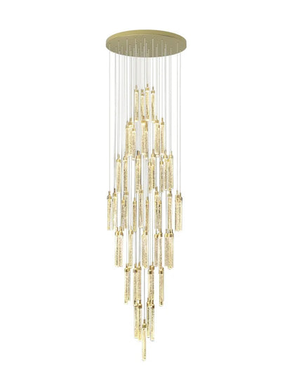 DecorBites™ Crystal Chandelier: Modern Luxury Pendant Lighting for Home Decor
