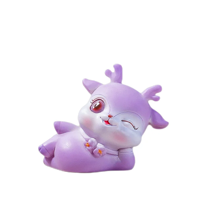 زينة راتنجية على شكل غزال سيكا كرتوني من DecorBites™ للديكور المنزلي أو الخبز