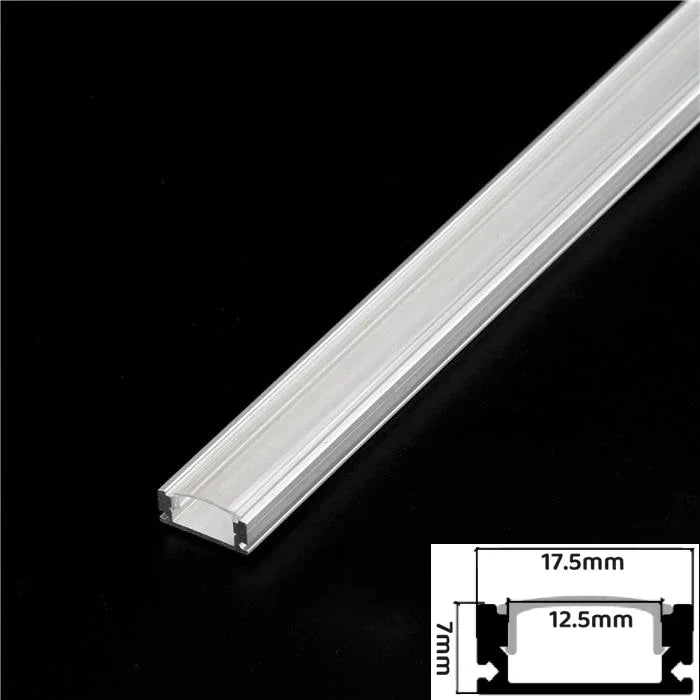 DecorBites™ LED Aluminum Profiles Corner Channel with Transparent/Milky Diffuser for Strip Lights