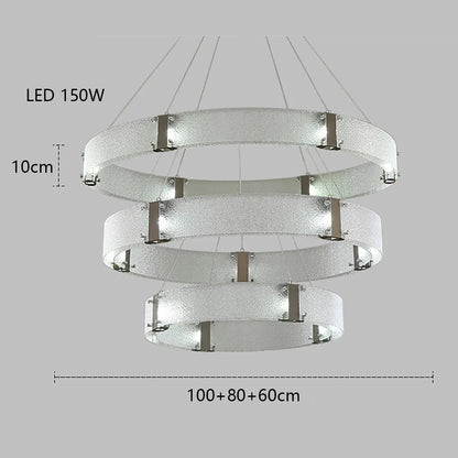 DecorBites™ Gold LED Chandelier for Luxe Living Room Lighting