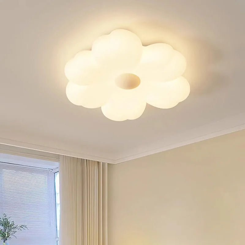 DecorBites™ Cloud LED Ceiling Light in Minimalist White Iron Design for Home Decor