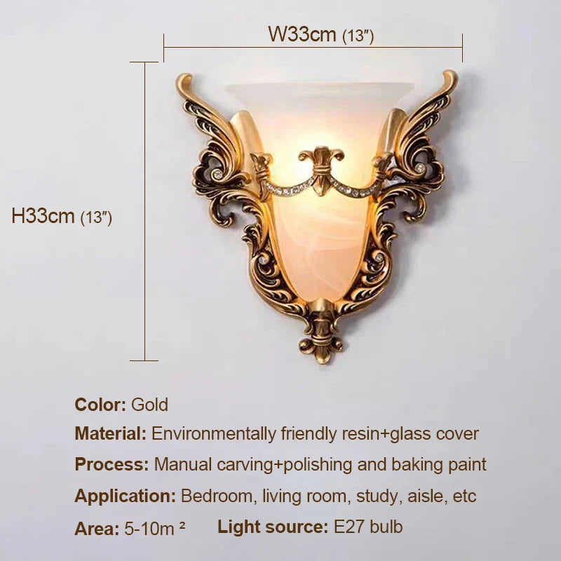 DecorBites™ Glass Sconce Light for Modern Interior LED Wall Lamp
