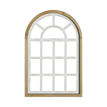 DecorBites™ Gothic Rose Window Carved Mirror for Wall Decor in Living Room or Bedroom