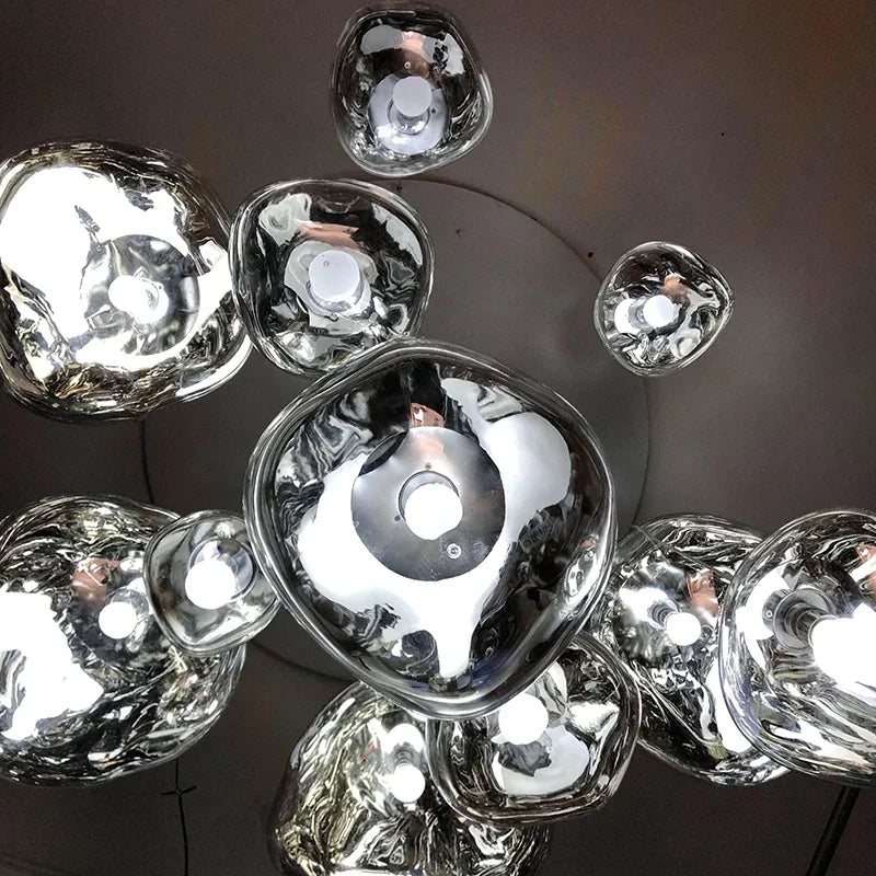 Decorbites™ Lava-Glas-LED-Kronleuchter-Hängeleuchte Moderne Innen-Hängelampe für die Hausdekoration