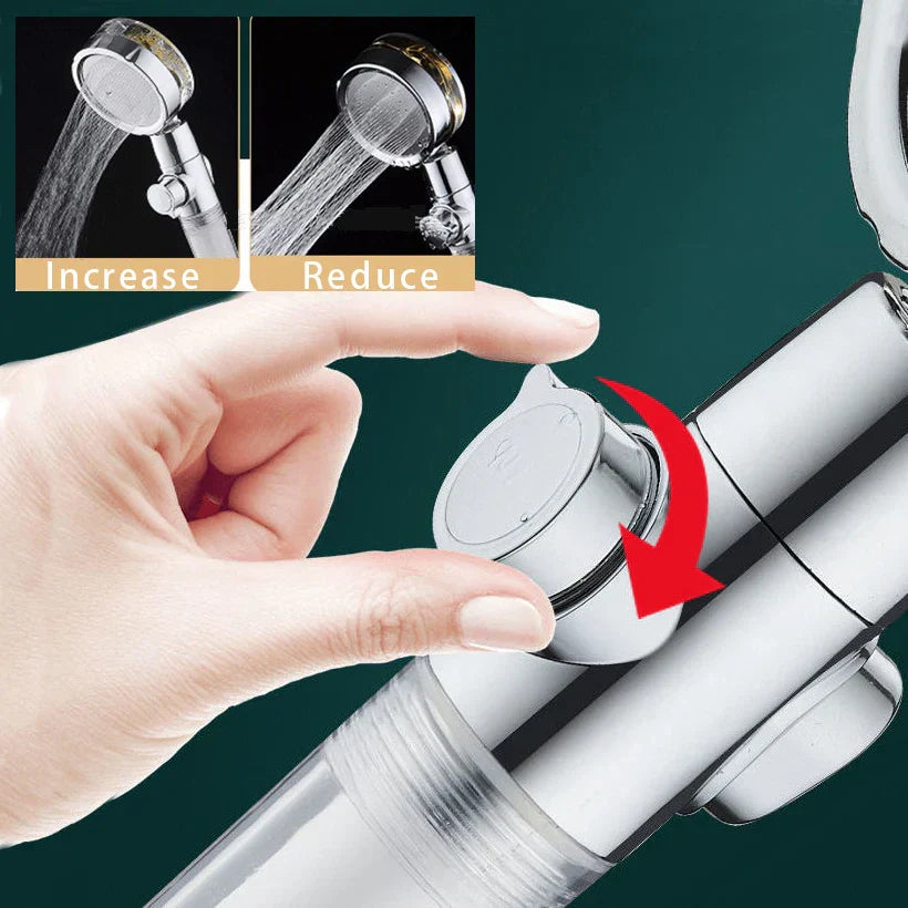 DecorBites™ High Pressure Shower Head with 360° Rotation & Water Saving Nozzle