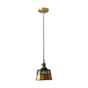 Copper LED Pendant Lamp Vintage 3-Head Bar Style