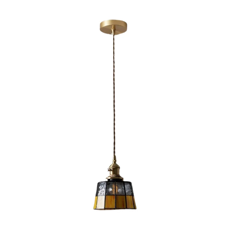 Copper LED Pendant Lamp Vintage 3-Head Bar Style
