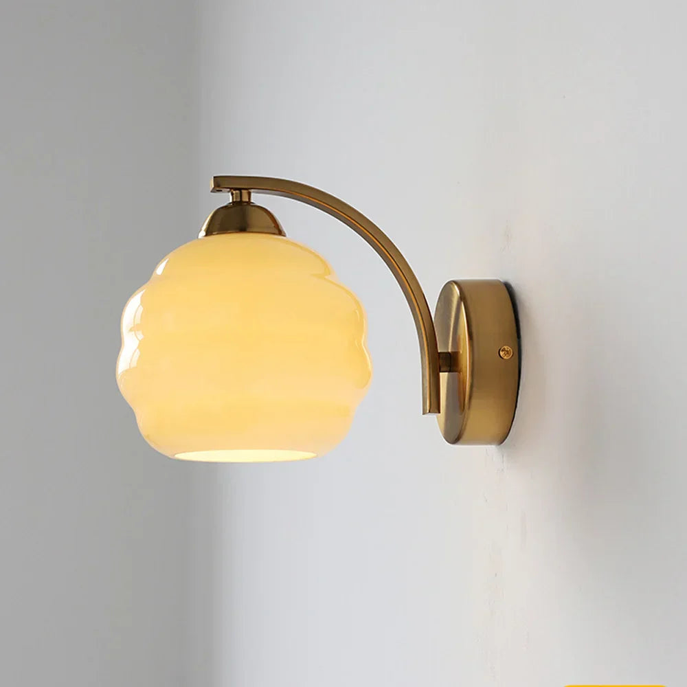 DecorBites™ Glass Wall Lamp: Modern Aisle & Bedroom Wall Lights with Nordic Design