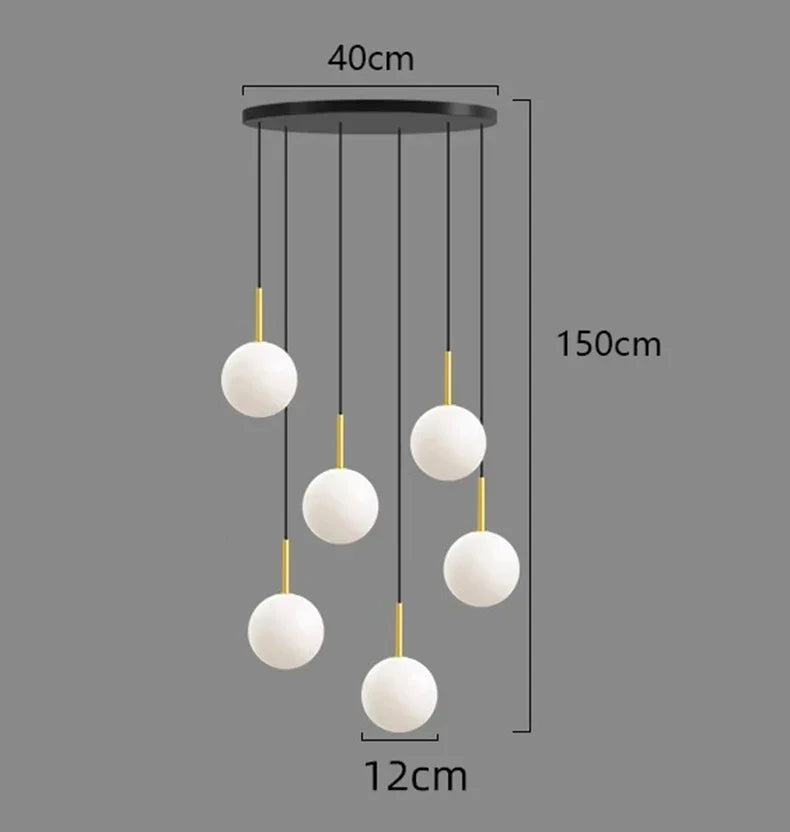 DecorBites™ LED Ceiling Lamp Chandelier: Modern Decorative Lighting for Bedroom and Dining Room