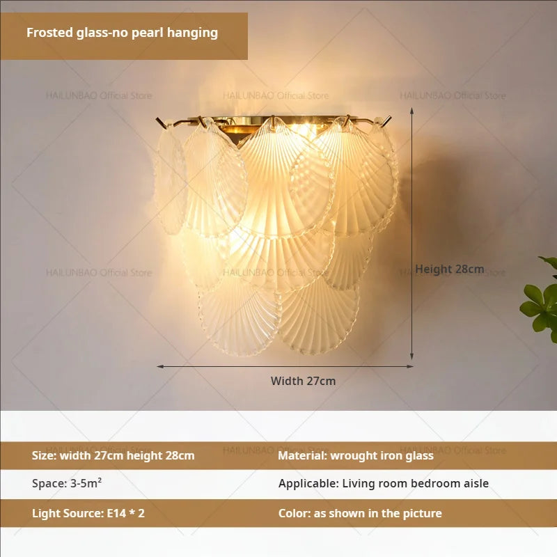 Lámpara de pared de cristal de lujo Decorbites™ para iluminación de pasillos, sala de estar, dormitorio y corredor