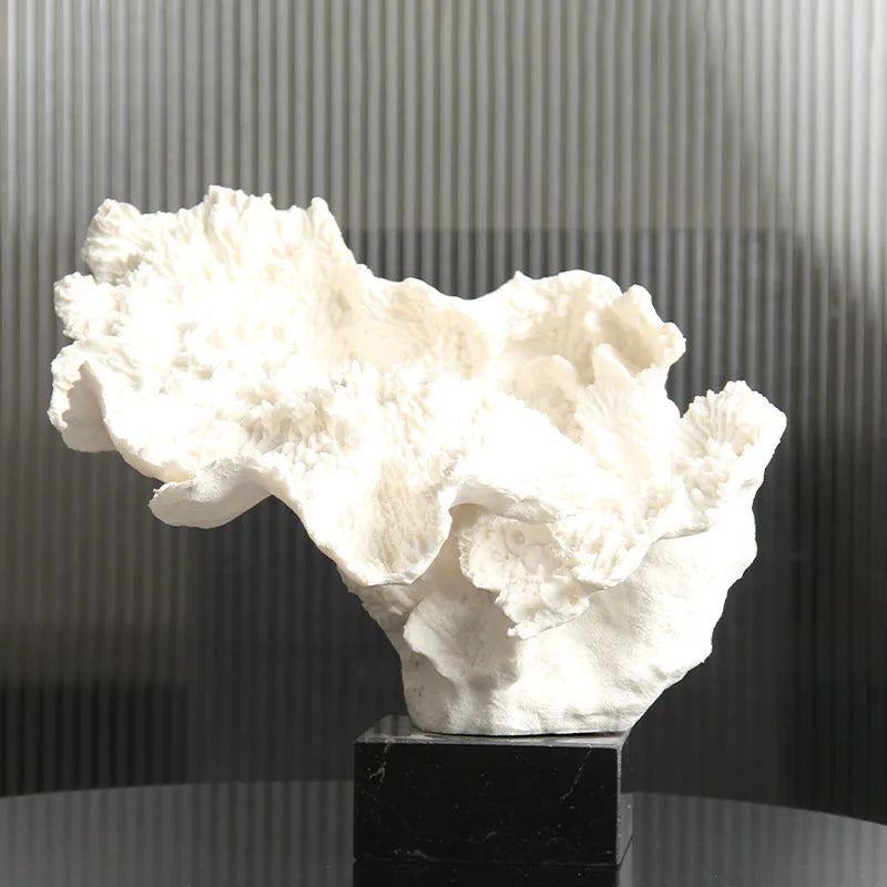 ديكور بايتس™ - منحوتة من الراتنج على شكل شجرة مرجانية - ديكور منزلي - تماثيل وحرف يدوية