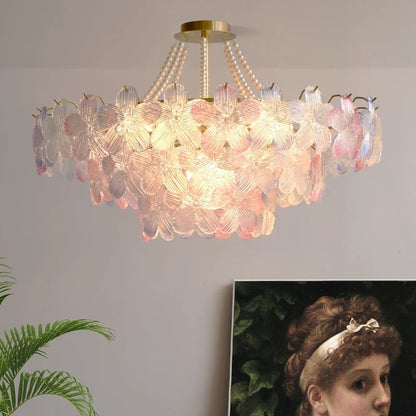 DecorBites™ Leafless Crystal Chandelier: Modern French Living Room & Bedroom Lighting