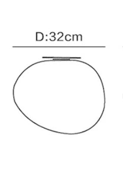 DecorBites™ Cobblestone Wall Lamp: Simple Italian Design for Living Room, Bedroom & Study