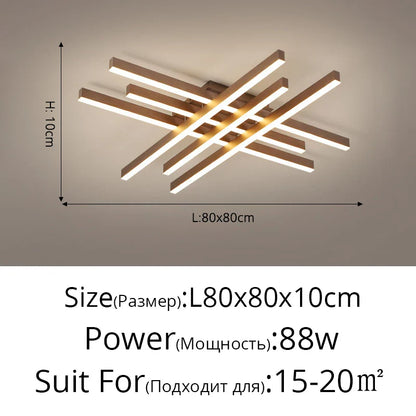 DecorBites™ Gold Black Acrylic LED Chandeliers: Elegant Indoor Lighting for Bedroom, Dining, Living Room