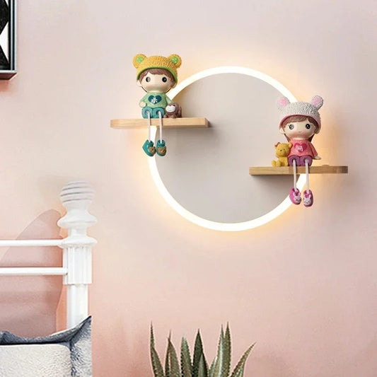DecorBites™ LED Wall Lamp: Modern Nordic Design for Children's Room, Bedroom, Living Room