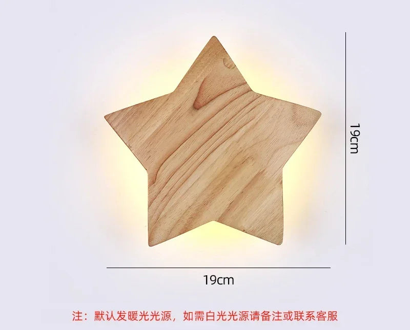 DecorBites™ LED Wooden Wall Lights Modern Minimalist Living Room Bedroom Decor