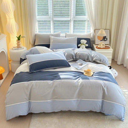 غطاء لحاف فردي قطني من DecorBites™ - غطاء لحاف لطيف على البشرة لسرير كينج فردي