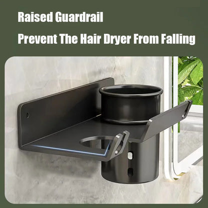 DecorBites™ Hair Tool Organizer Rack Bathroom Shelves Blower Storage Shelf