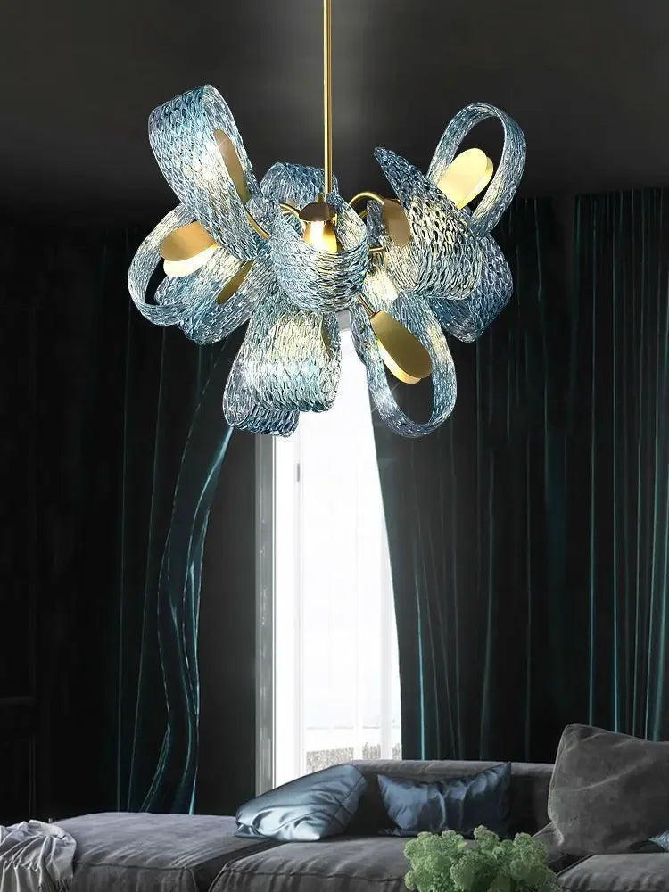 Lámpara de techo LED de hoja de cobre Luxe Decorbites™ para hogar, dormitorio y comedor