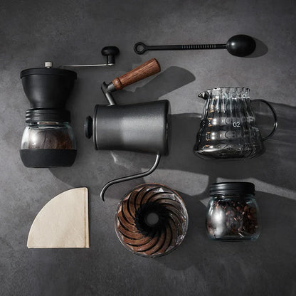Decorbites™ Cafetera de Vidrio: Tetera Artesanal para Compartir, Taza con Filtro y Tetera