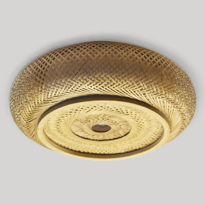 DecorBites™ Gloss Bamboo Art Rattan Ceiling Light Shade Chandelier Fixtures