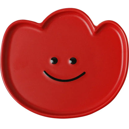 DecorBites™ Cloud Tulip Cartoon Dog Bear Ceramic Dessert Plate Cute Tableware