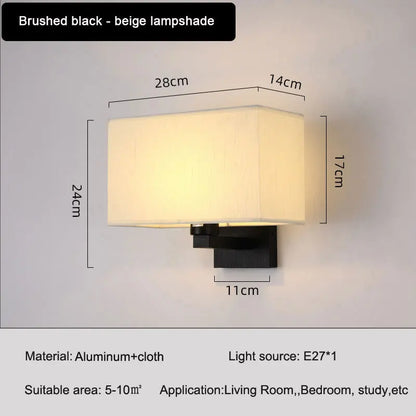DecorBites™ Elegant Bedroom Wall Lamp, Modern & Minimalist Design for Hotel & Living Room
