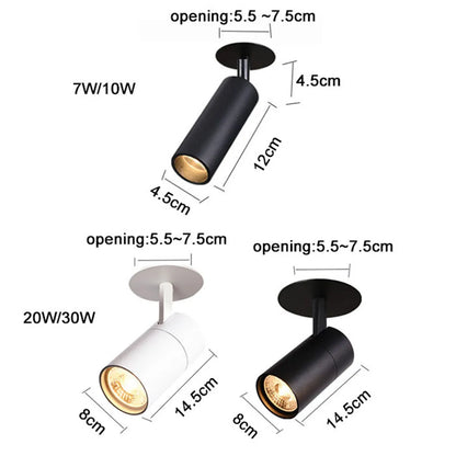 DecorBites™ LED Recessed Ceiling Lights 7W-30W 3000K-6000K for Kitchen Shop Ceiling