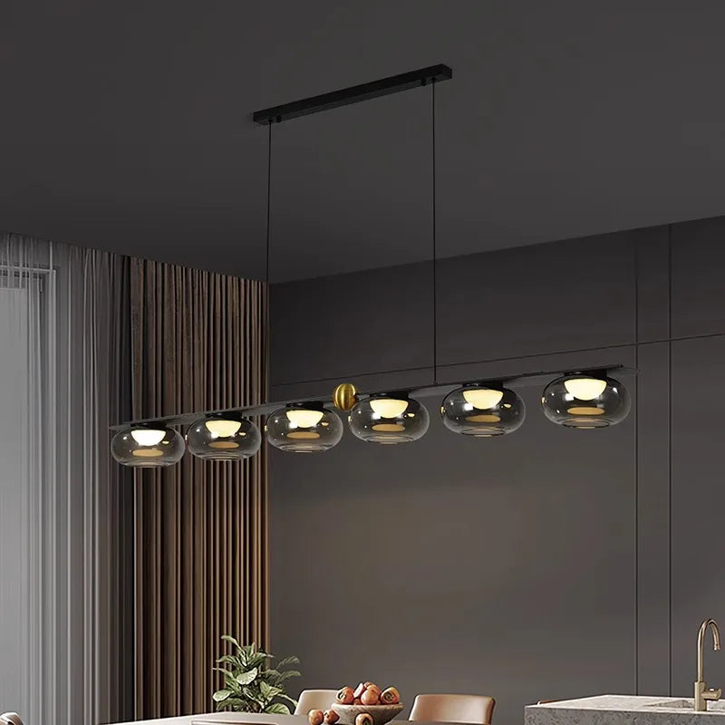 Bronze Globe Pendant Light