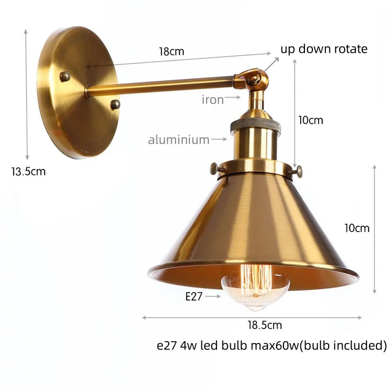 DecorBites™ LED Indoor Wall Lamps Silver for Bathroom Mirror Stair Dinning Room Home Decor